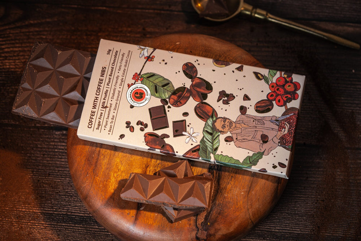 Gopal's Coffee with Coffee Nibs Chocolate