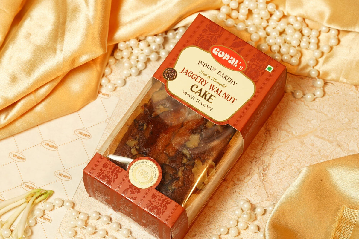 Gopal's Jaggery Walnut Tea Cake