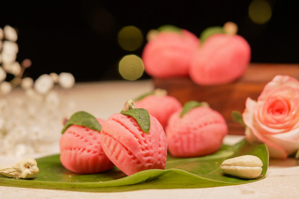 Gopal's Kaju Strawberry Barfi