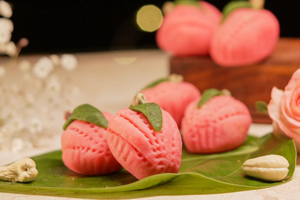 Gopal's Kaju Strawberry Barfi