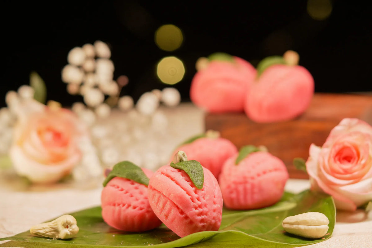 Gopal's Kaju Strawberry Barfi