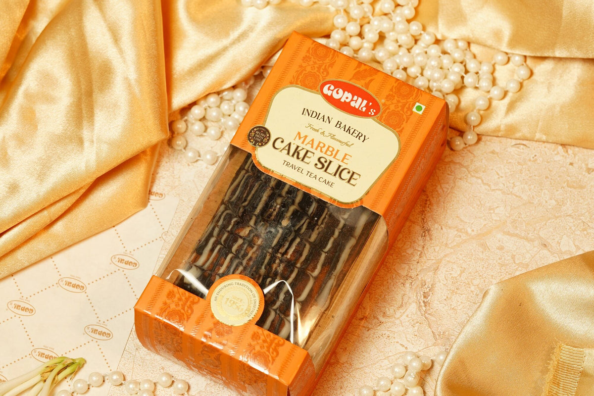 Gopal's Marble Tea Cake