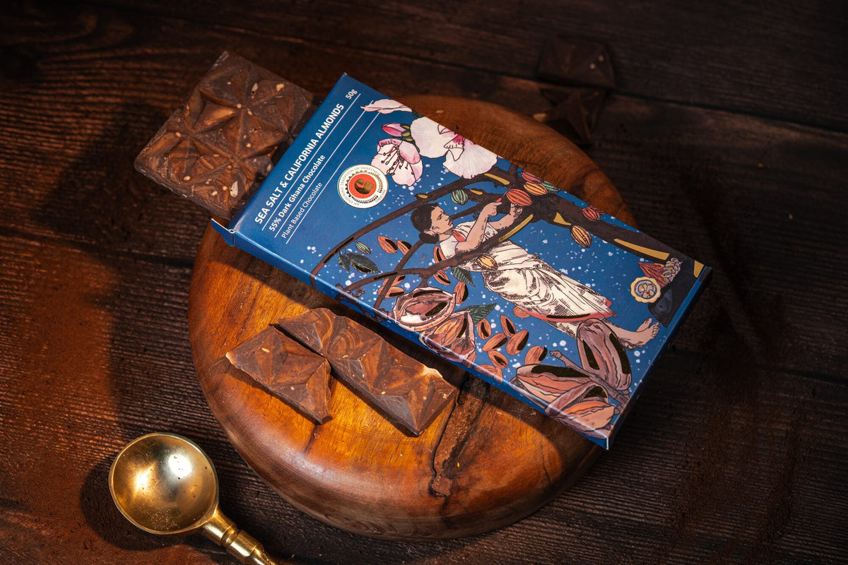 Gopal's Sea Salt and California Almonds Chocolate