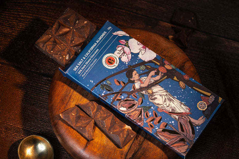 Gopal's Sea Salt and California Almonds Chocolate