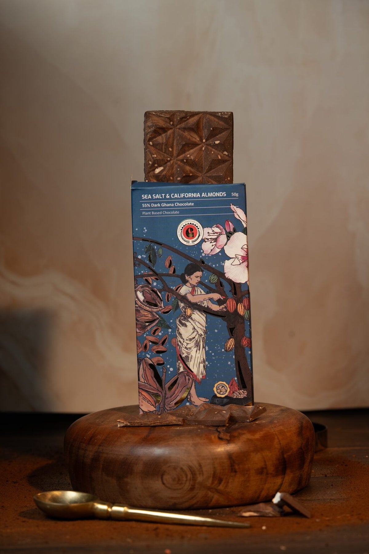 Gopal's Sea Salt and California Almonds Chocolate