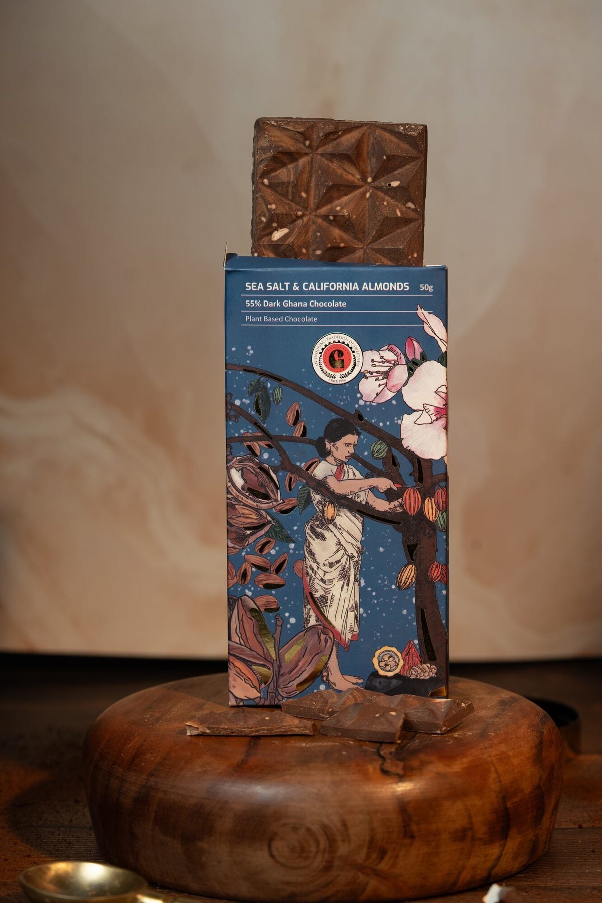 Gopal's Sea Salt and California Almonds Chocolate
